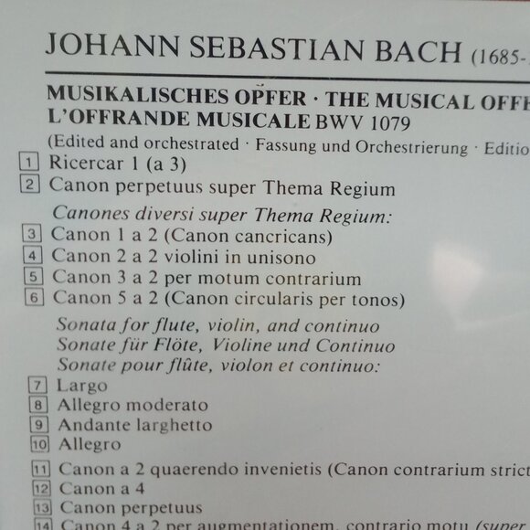 Johann Sebastian Bach/ CD - Picture 4 of 7